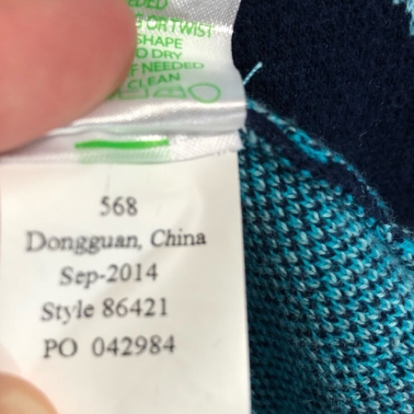 Lilly Pulitzer Animal Stripe Poly Sweater Dress - Picture 6 of 7